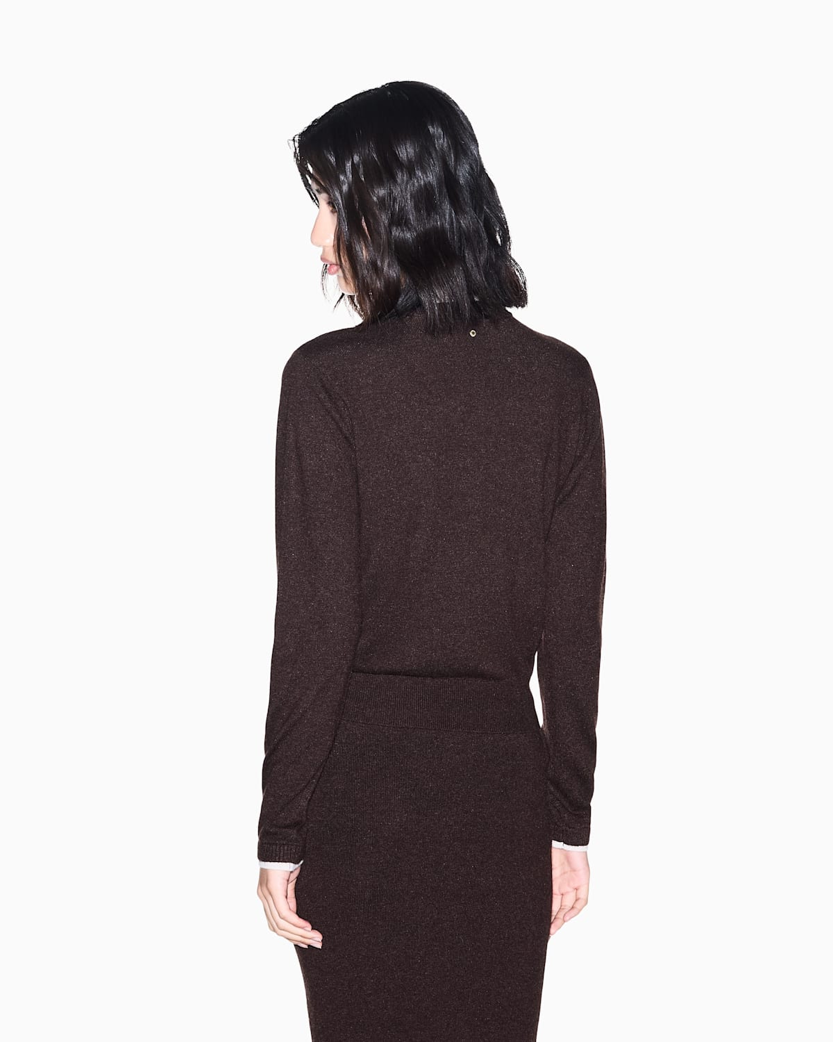 Pullover in maglia misto viscosa, lana e cashmere – foto 4