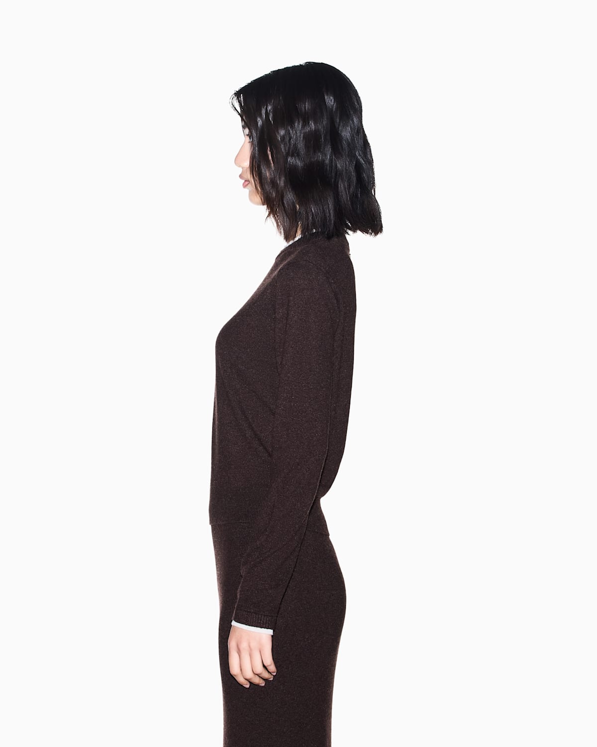 Pullover in maglia misto viscosa, lana e cashmere – foto 5