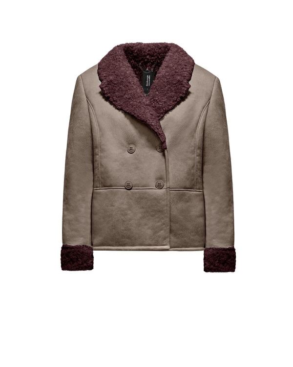 Giacca Emmy in tessuto scamosciato effetto shearling