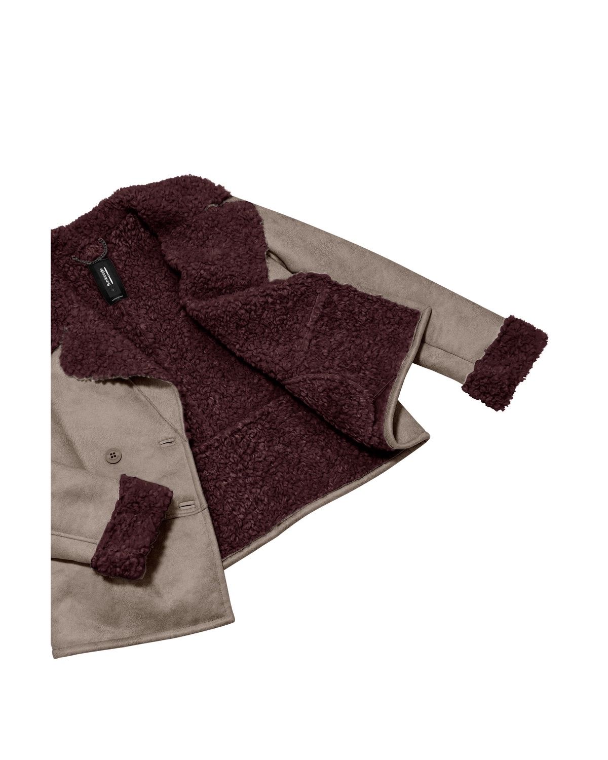 Giacca Emmy in tessuto scamosciato effetto shearling – foto 5