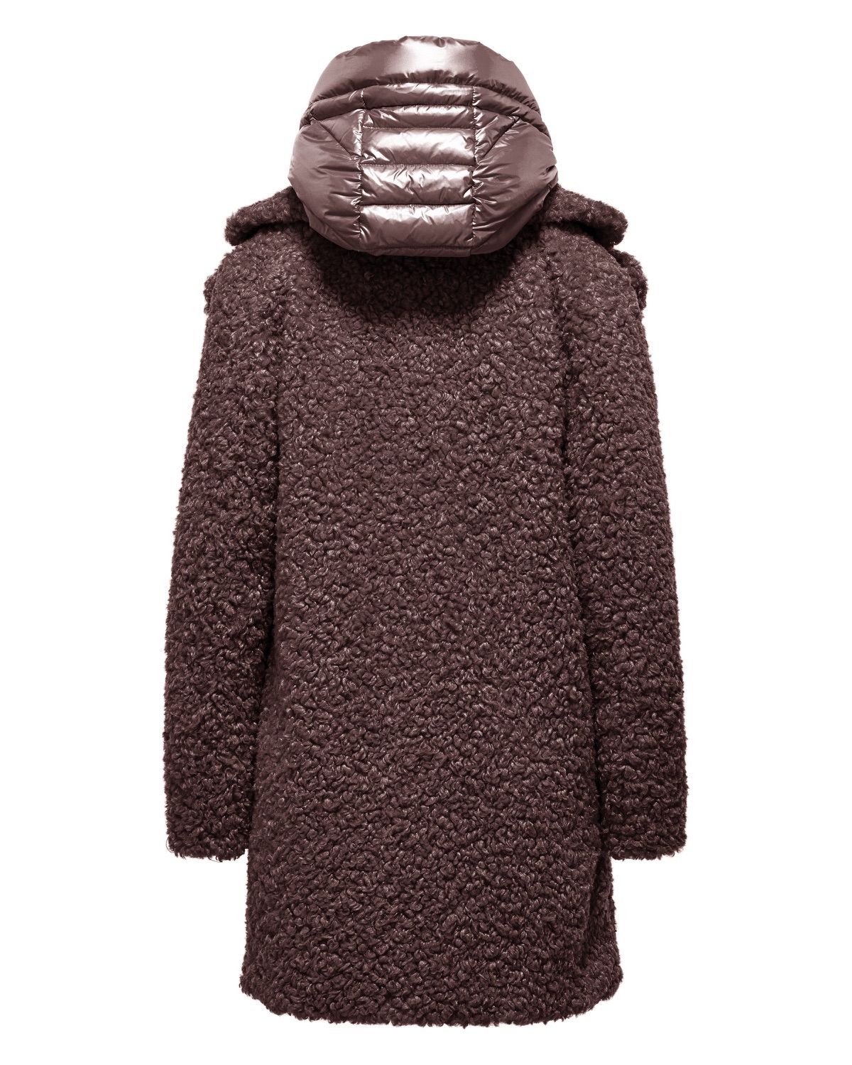 Odessa Overcoat, cappotto lungo in ecopelliccia effetto agnellino – foto 3