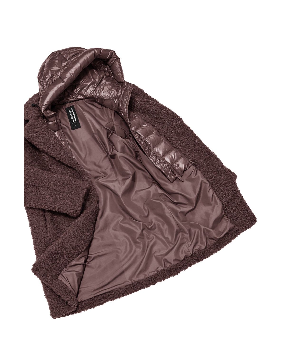 Odessa Overcoat, cappotto lungo in ecopelliccia effetto agnellino – foto 4