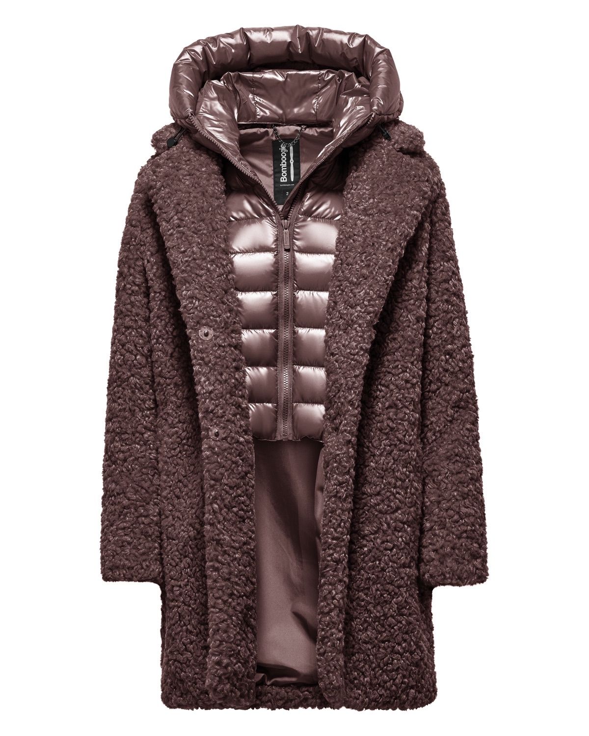 Odessa Overcoat, cappotto lungo in ecopelliccia effetto agnellino – foto 5