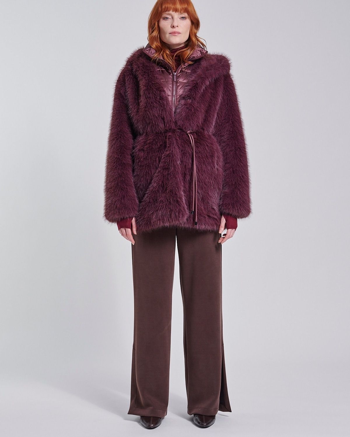 Zurich Jacket, cappotto corto in pelliccia sintetica – foto 2