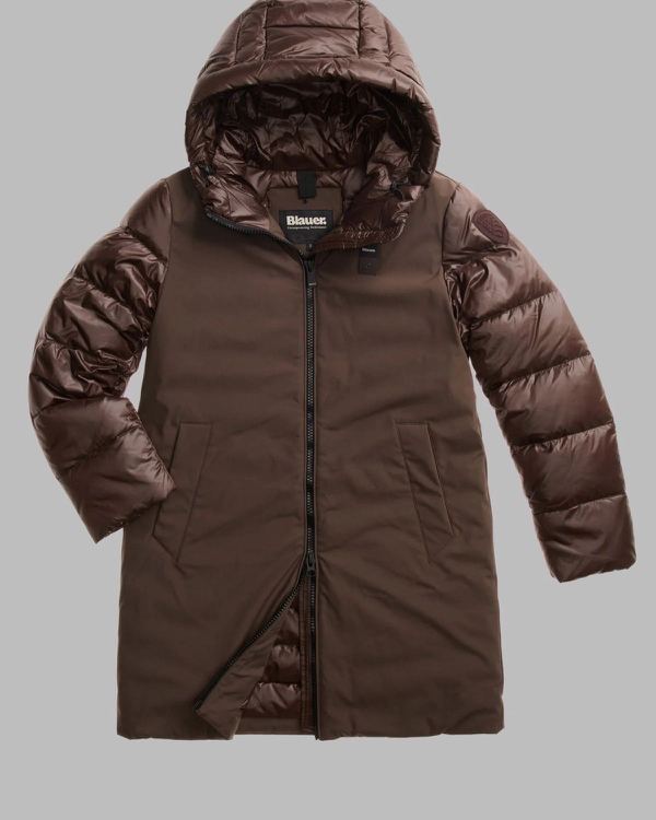 Piumino lucido opaco Sawyer