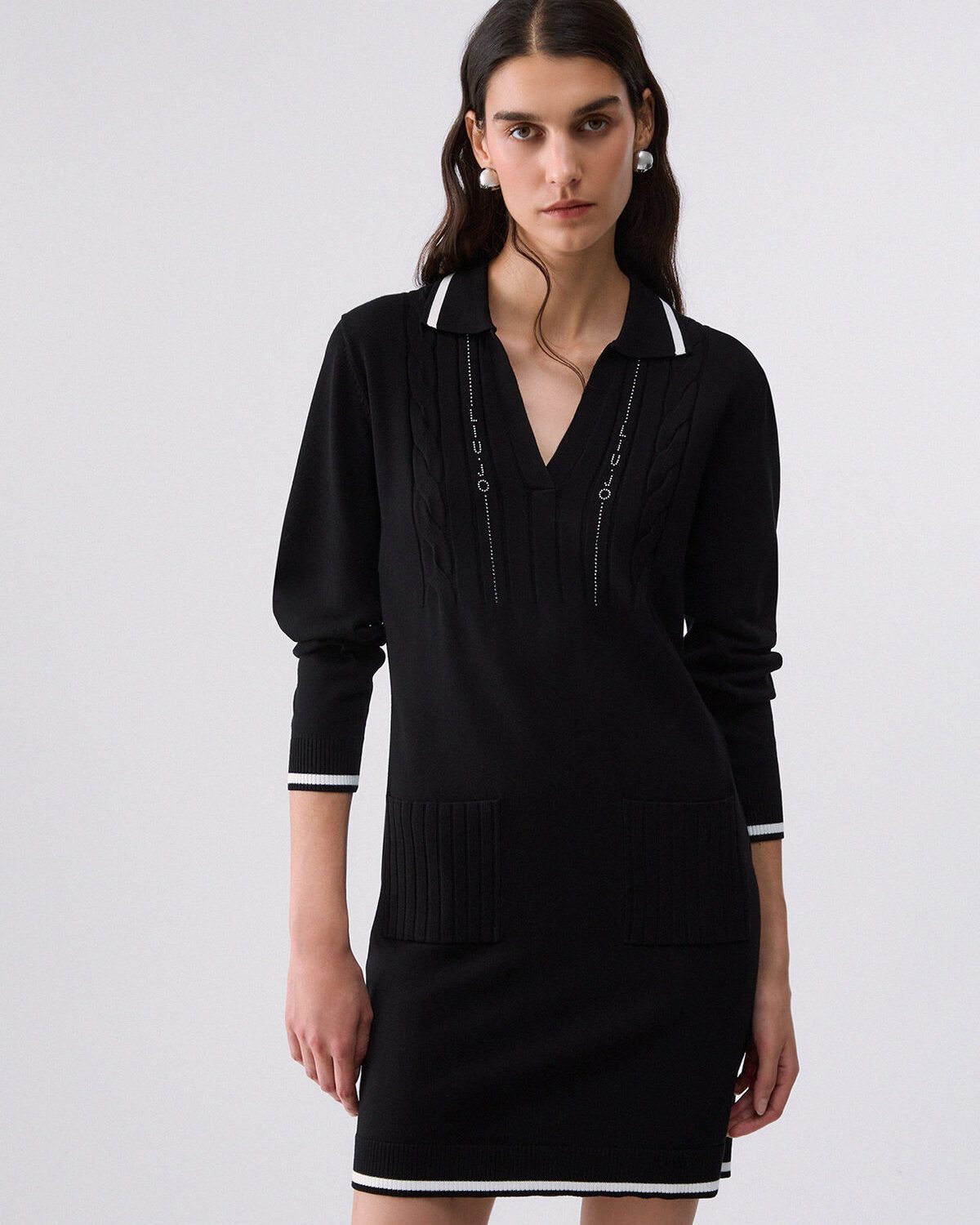Abito corto in maglia – foto 2