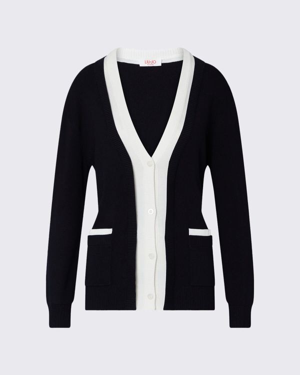 Cardigan bicolor