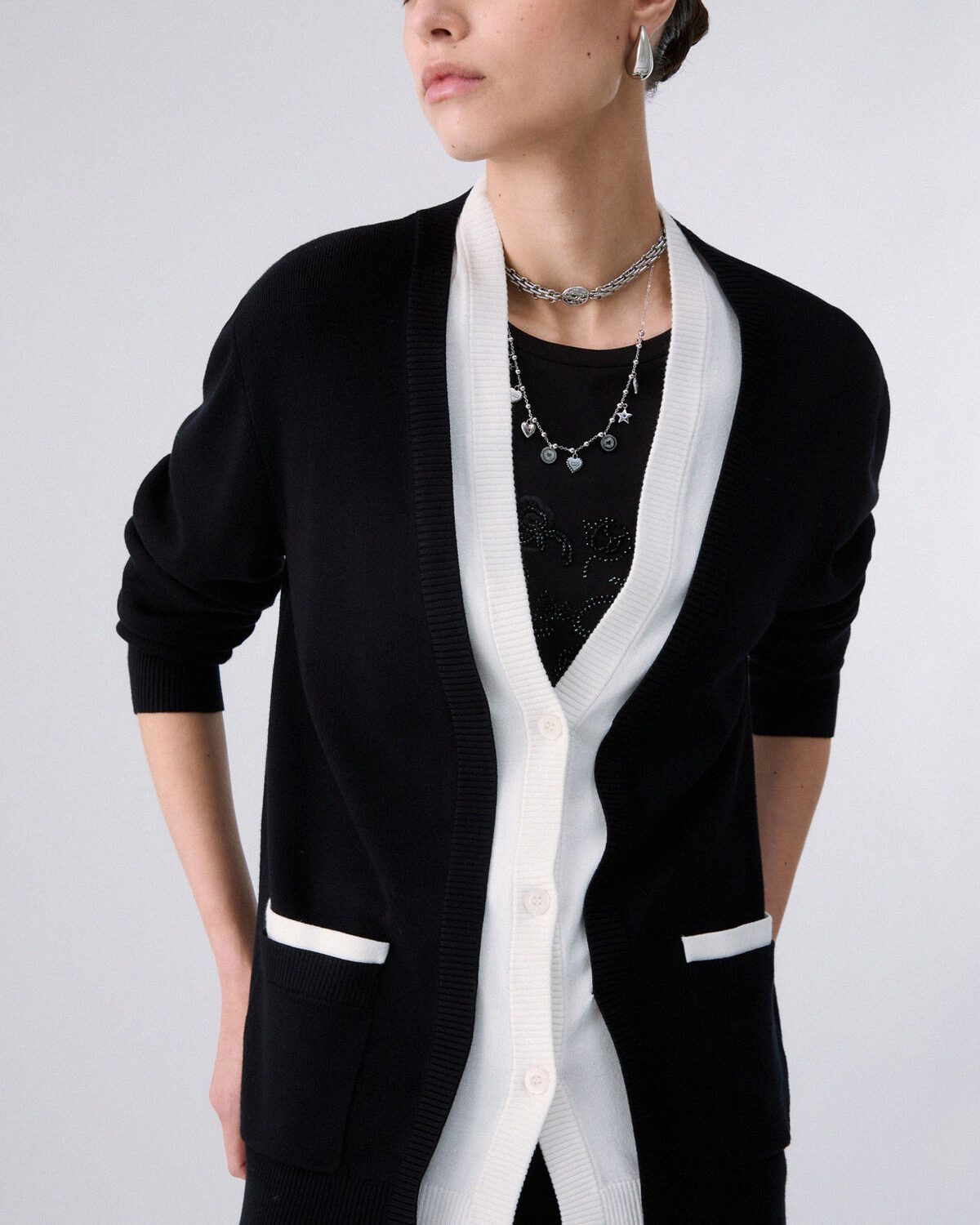 Cardigan bicolor – foto 4