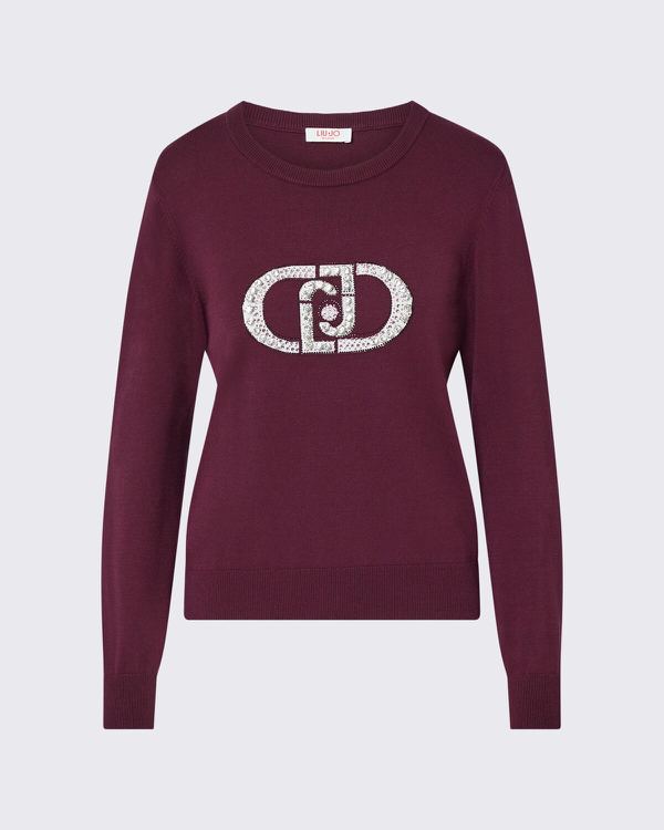 Maglia con logo monogram