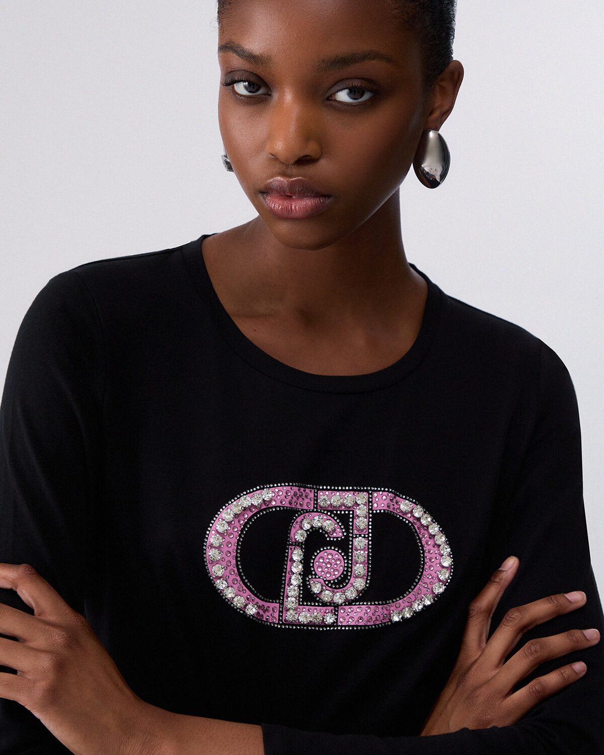 T-shirt maniche lunghe monogram – foto 4