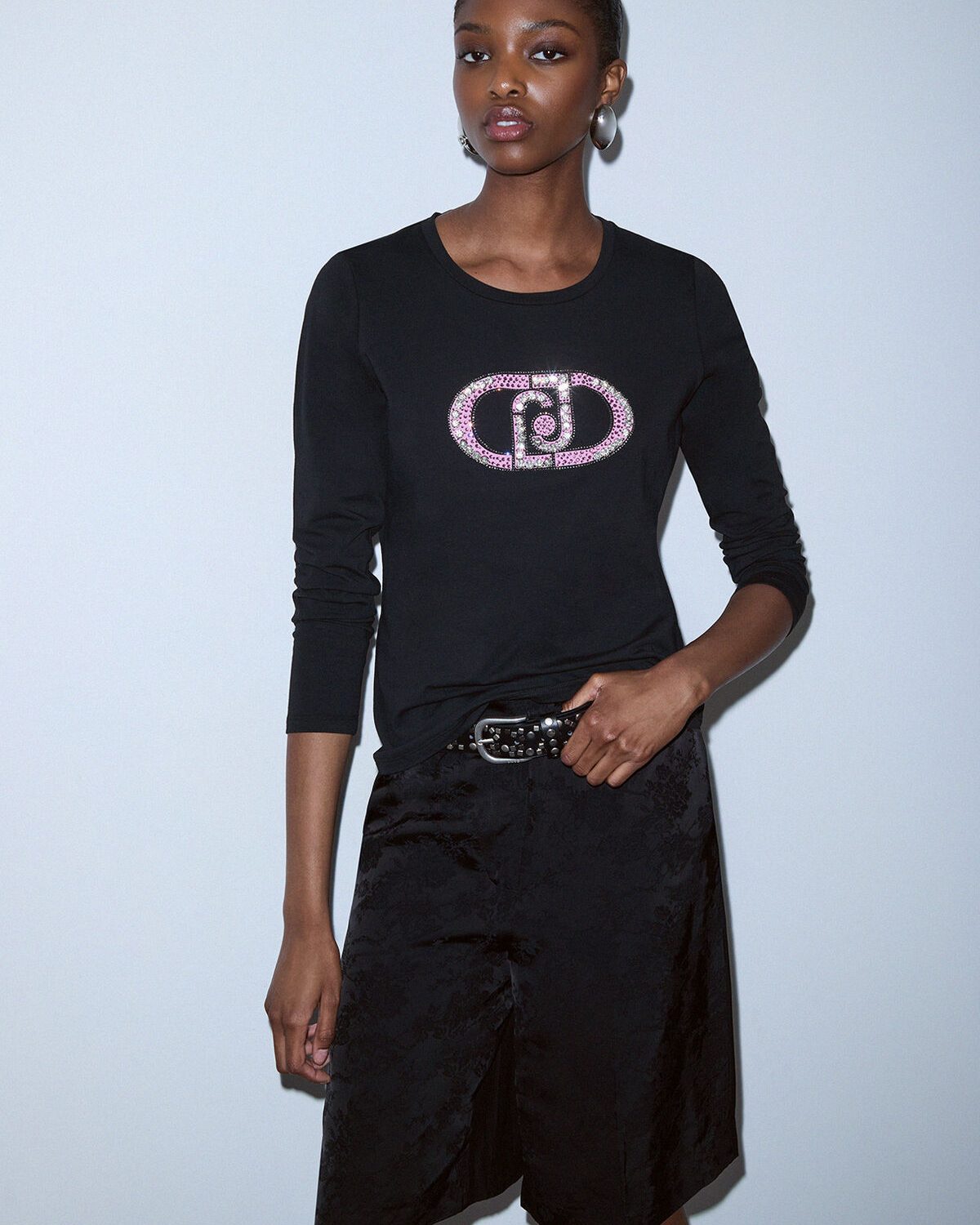 T-shirt maniche lunghe monogram – foto 5