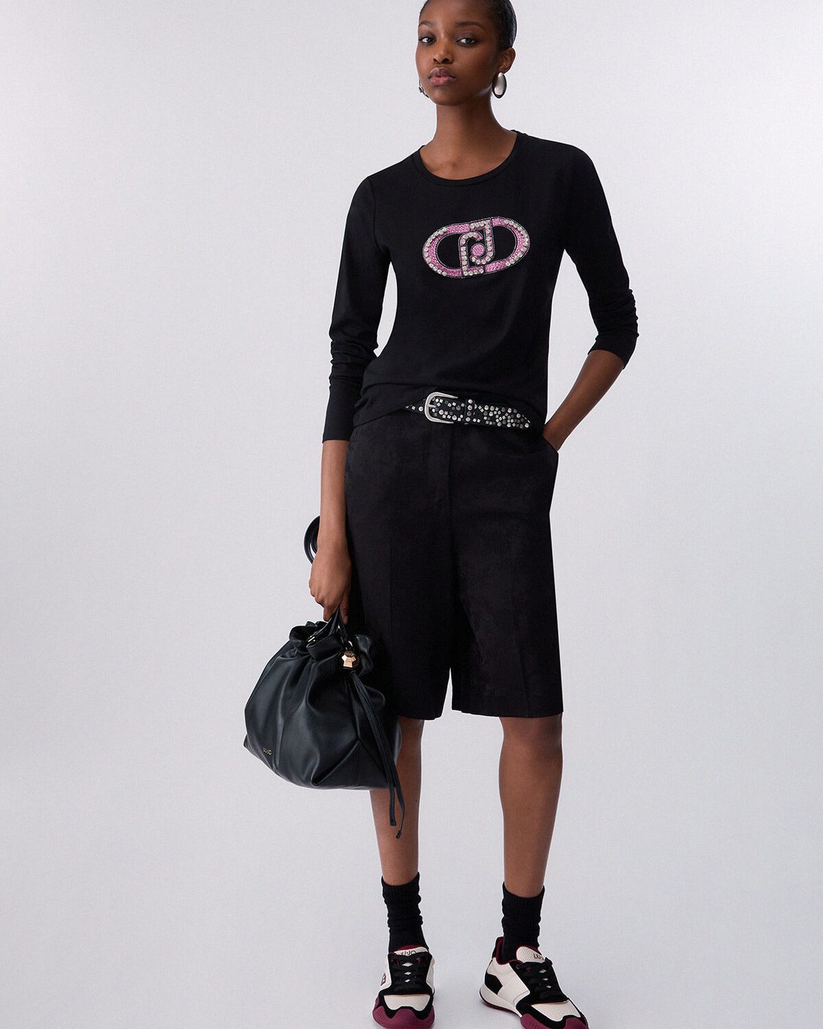 T-shirt maniche lunghe monogram – foto 7